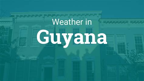 guyana georgetown weather